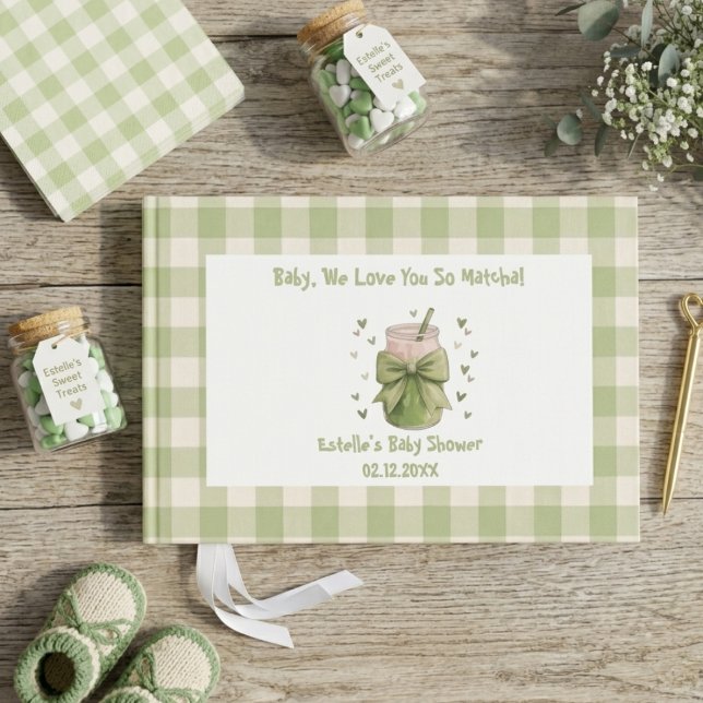 Livre D'or Nous vous aimons tellement Matcha Sage Matcha Bow (Créateur téléchargé)