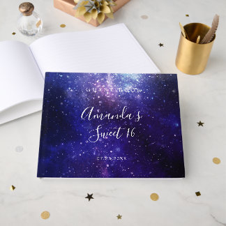 Livre D'or Nuit sous les étoiles Galaxy