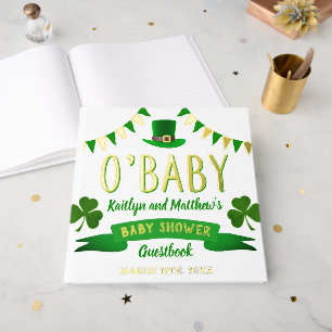Livre D'or O'Baby St. Patrick's Day Baby shower Real