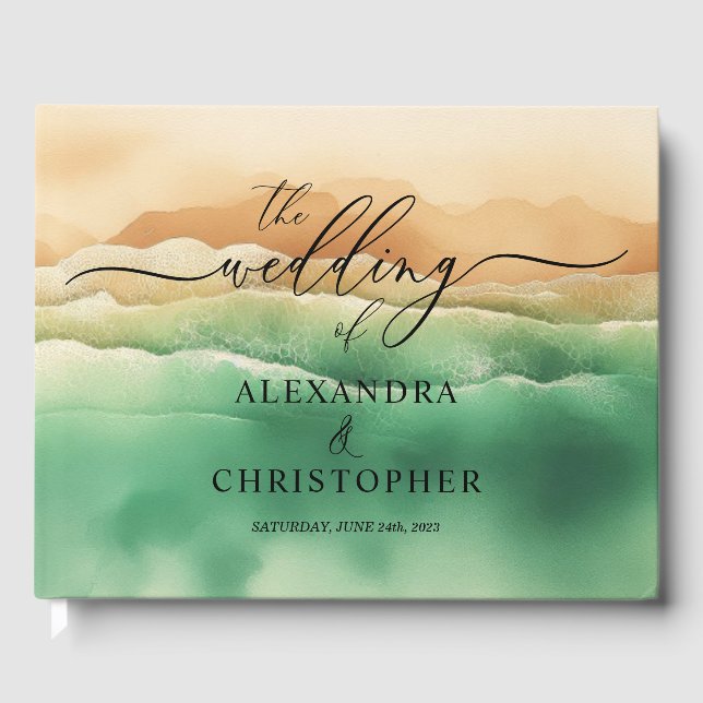 Livre D'or Ocean Beach Cute Signature Summer Sun (Recto)