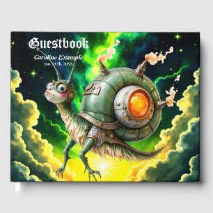 Livre D'or Oiseau-limace Steampunk Cosmique – Créature de Rêv