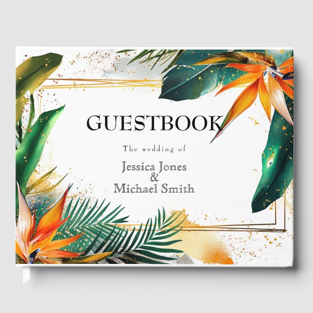 Livre D'or Oiseaux de Paradise Bliss (Recto)