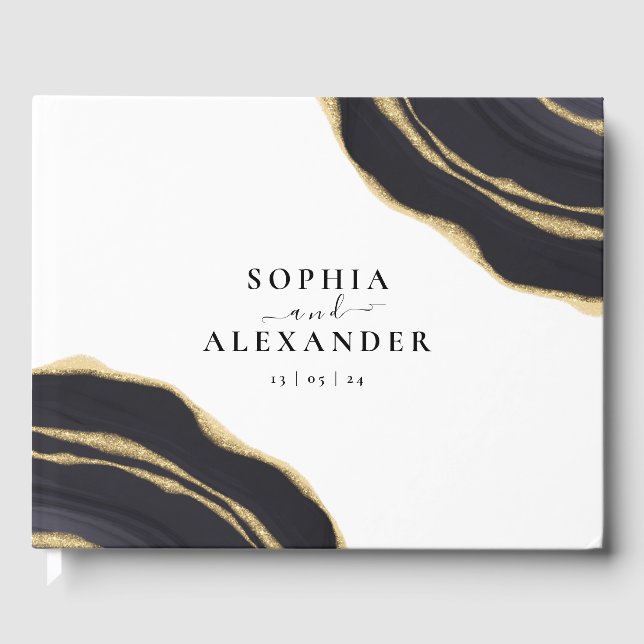 Livre D'or Or et noir (Recto)