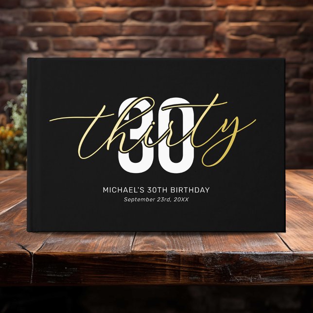 Livre D'or Or noir 30e anniversaire (Créateur téléchargé)