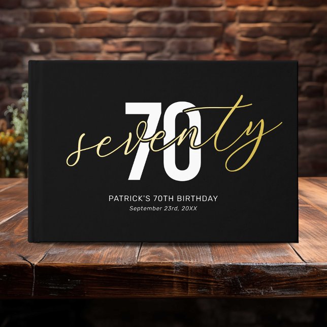 Livre D'or Or noir 70e anniversaire (Créateur téléchargé)