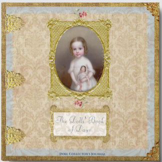 Livre D'or Ornate Antique Doll Collector's Foil Journal