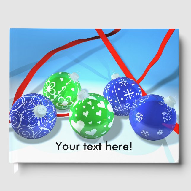 Livre D'or Ornements de Noël (Recto)