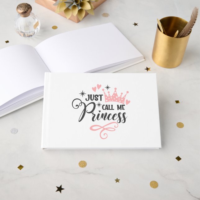 Livre D'or Pageant Princess Guest Book (Recto ouvert)