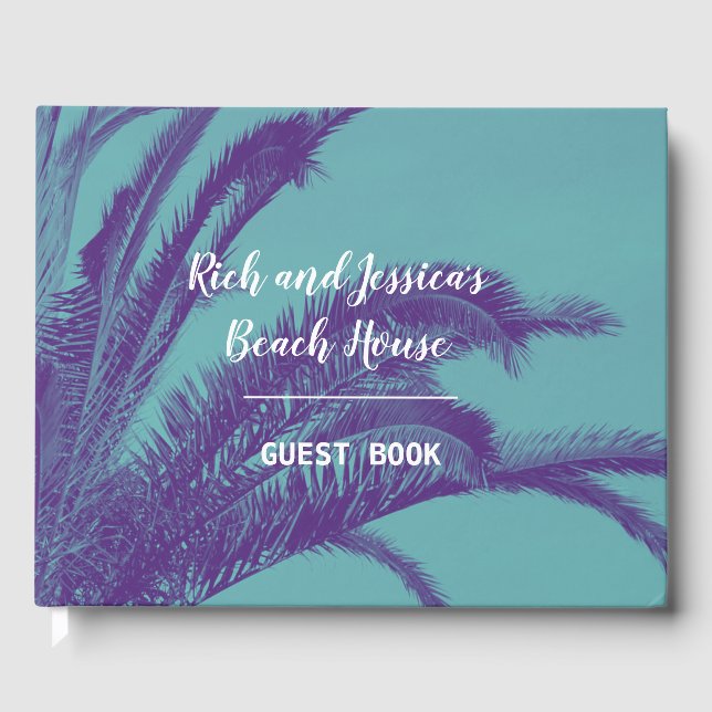 Livre D'or Palm Tree Beach House Tropical (Recto)