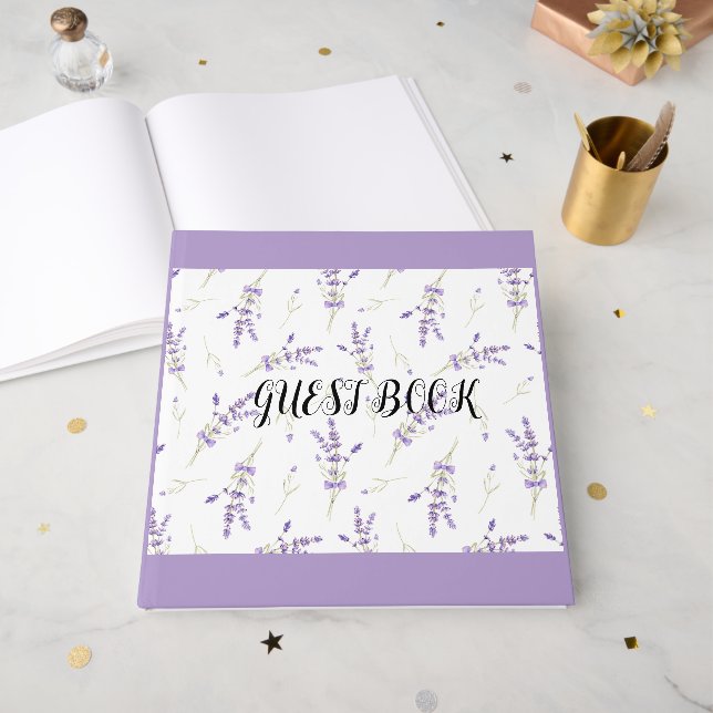 LIVRE D'OR PAPIER DE SOIE (Recto ouvert)