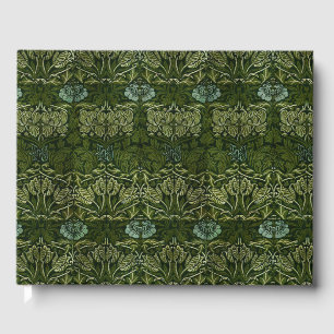 Livre D'or Papier peint Grande Tulipe Rose verte de William M