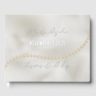 Livre D'or Pearls White Luxe Mariage