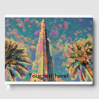 Livre D'or Peinture de Burj Khalifa