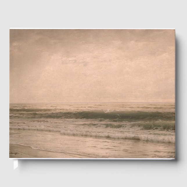 Livre D'or Peinture sur le paysage marin (Recto)