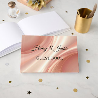 Livre D'or Personalized Wedding Guest Book