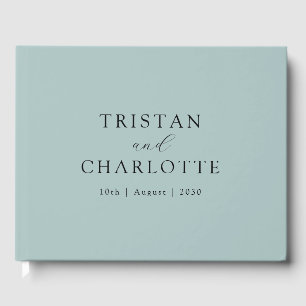 Livre D'or Personnalisé Dusty Blue