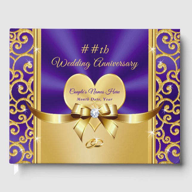 Livre d'or personnalisé et époustouflant pour les  (Recto)