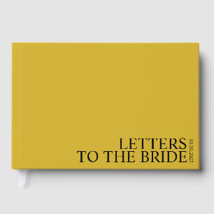 Livre d'or personnalisé Lettres à la mariée Album