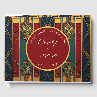 Livre d'or personnalisé pour mariage africain