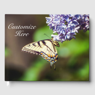 Livre d'or personnalisé Tiger Swallowtail Butterfl