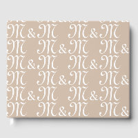Personnaliser w Initiales du couple monogramme bei