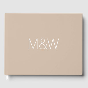 Livre D'or Personnaliser w Initiales du couple monogramme bei