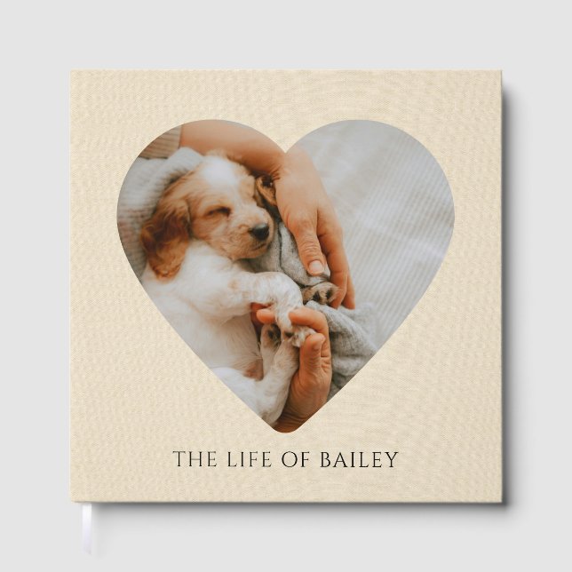 Livre D'or Pet Photo Album Book (Recto)