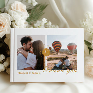 Livre D'or Photo Boarding Pass Mariage cosmique