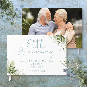 Livre D'or Photo de fleurs verdoyantes pour les 60 ans de mar