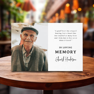 Livre D'or Photo de funérailles souvenir sentimental