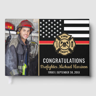 Livre D'or Photo de l'École des pompiers - Drapeau