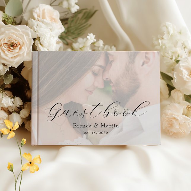 Livre D'or Photo de mariage Monogramme (Créateur téléchargé)