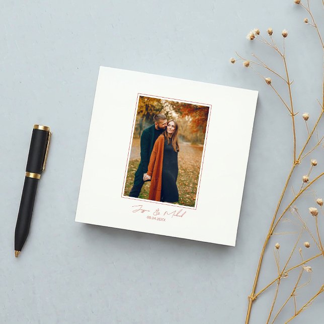 Livre D'or Photo Elegant Script Boho Mariage Affiche de bienv (Créateur téléchargé)