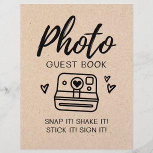 Livre d'or photo enseigne de mariage