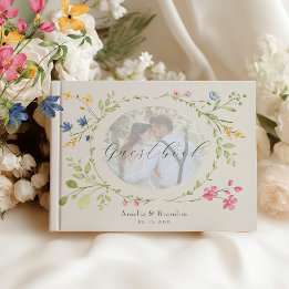 Livre D'or Photo Floral Ivory Wedding