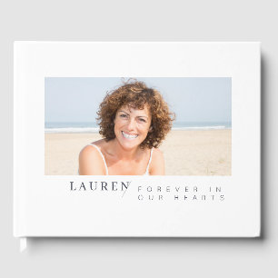 Livre D'or Photo Minimaliste Moderne Pour Toujours Dans Nos C