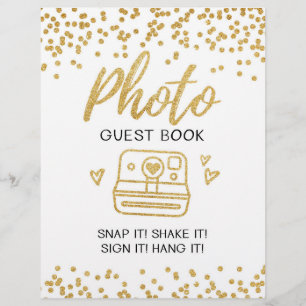 Livre d'or photo pancarte de mariage