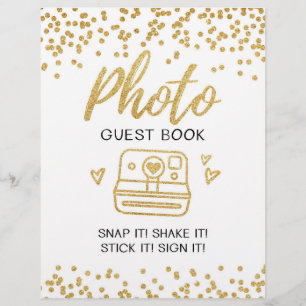 Livre d'or photo panneau de mariage
