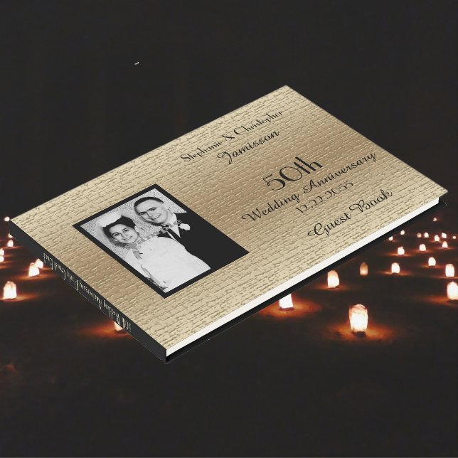 Livre d'or photo pour fête de 50e anniversaire de  (Créateur téléchargé)