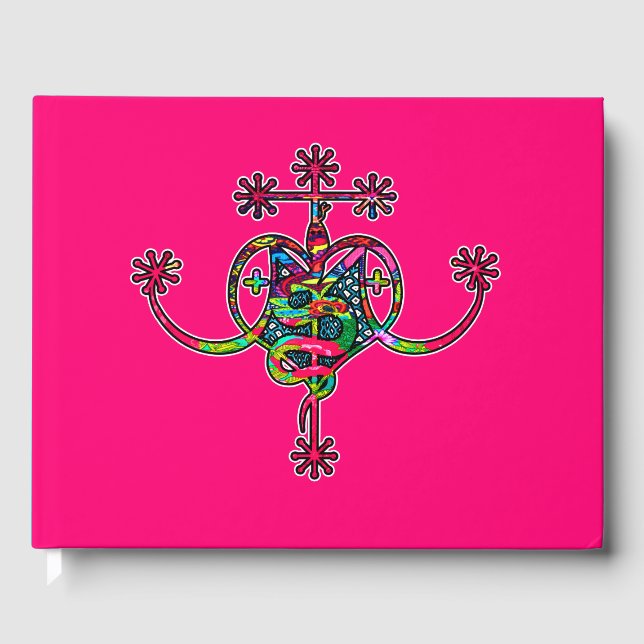 Livre D'or Pink Neon Marie Laveau Veve Sigil (Recto)