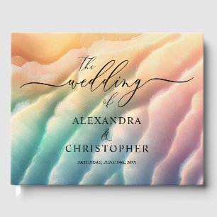 Livre D'or Pink Ocean Beach Mignonne Signature Summer Sun