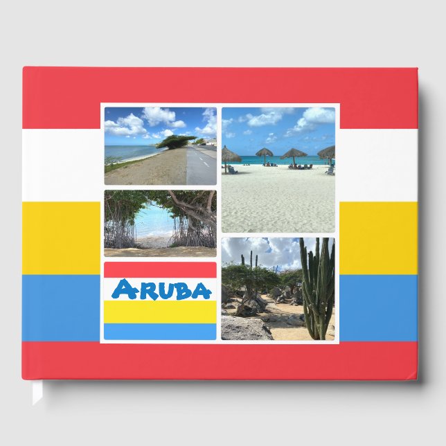 Livre D'or Plage et désert Aruba (Recto)