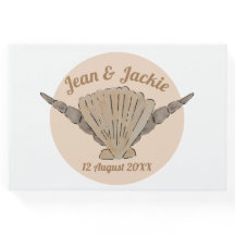 Plage Mariage Aquarelle Coques de mer