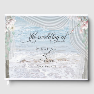 Livre D'or Plage moderne Vagues Arbor de bois franc