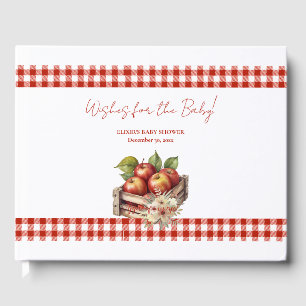 Livre D'or Pomme de mon oeil Baby shower Red Orchard