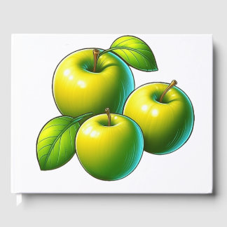 Livre D'or Pommes vertes brillantes
