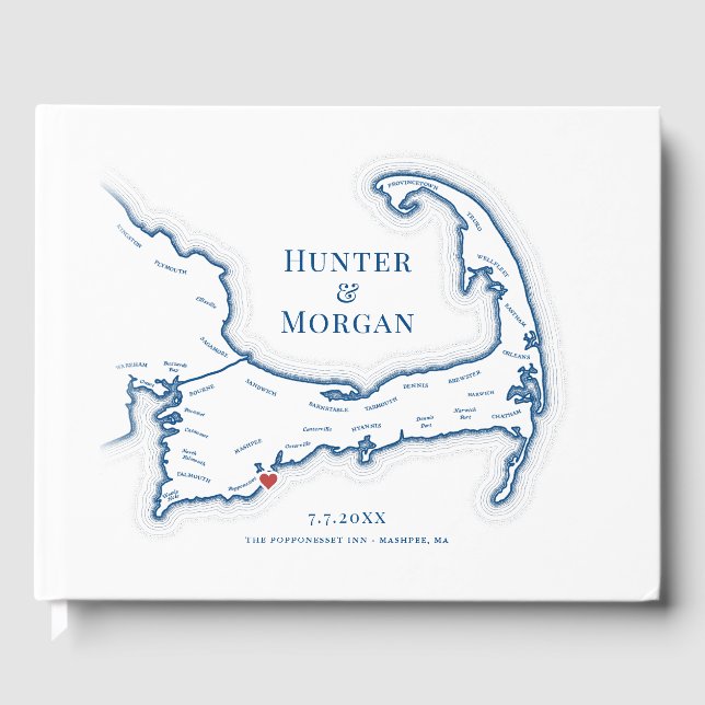 Livre D'or Popponesset Inn Cape Cod Mariage élégant (Recto)