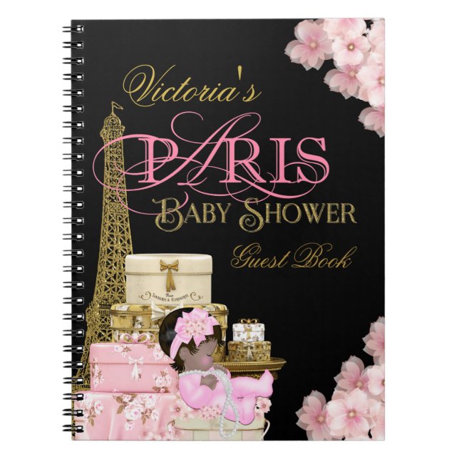 Livre d'or pour Baby Shower à Paris (Devant)
