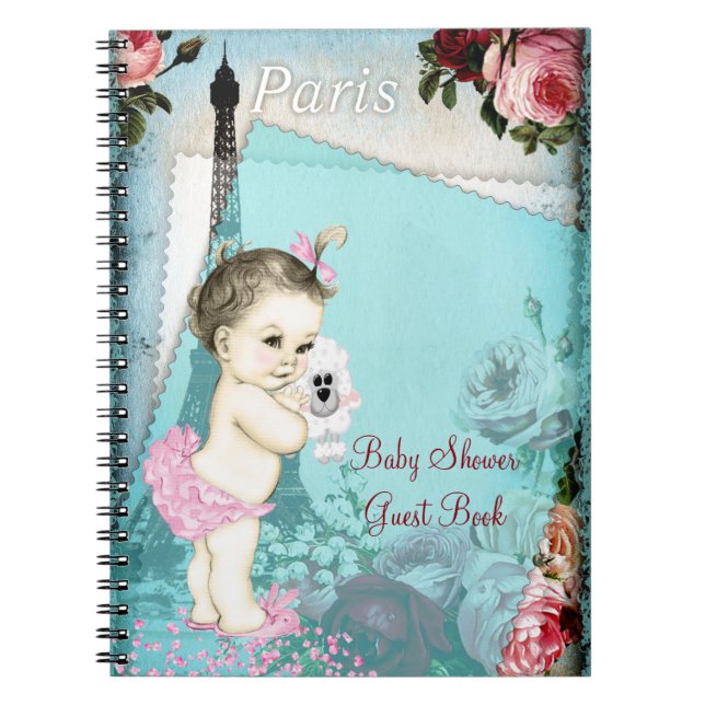 Livre d'or pour Baby Shower à Paris (Devant)