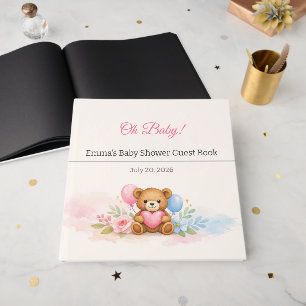 Livre d'or pour Baby Shower   Élégant Souvenir
